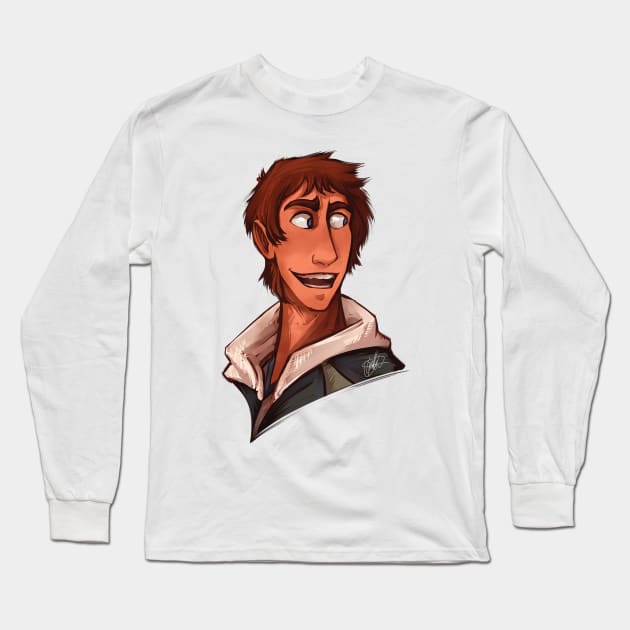 Simply Lance Long Sleeve T-Shirt by CrossRoadArt